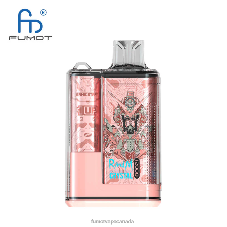 Fumot Crystal 8D68N255 12000 Disposable Vape Box - 20ML (1 Piece) Berry Lemonade Fumot shop