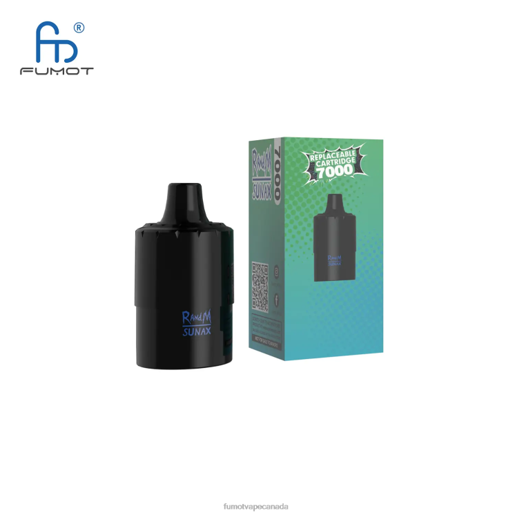 Fumot Sunax 8D68N485 7000 Replaceable Vape Cartridge (1 Piece) Cool Mint Fumot shop