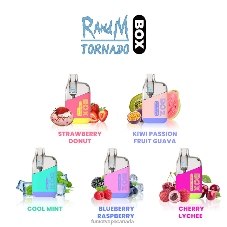 Fumot Tornado 8D68N342 Box 10000 Disposable Vape Pod - 20ML (1 Piece) Lush Ice Fumot puffs