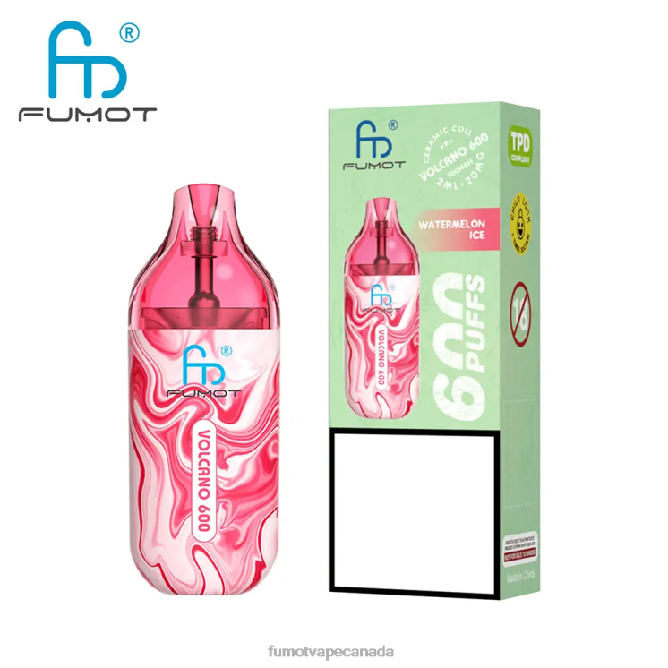 Fumot Volcano 8D68N288 600 TPD-Compliant Disposable Vape - 2ML (3 Pieces Set) Triple Mango Fumot disposable vape