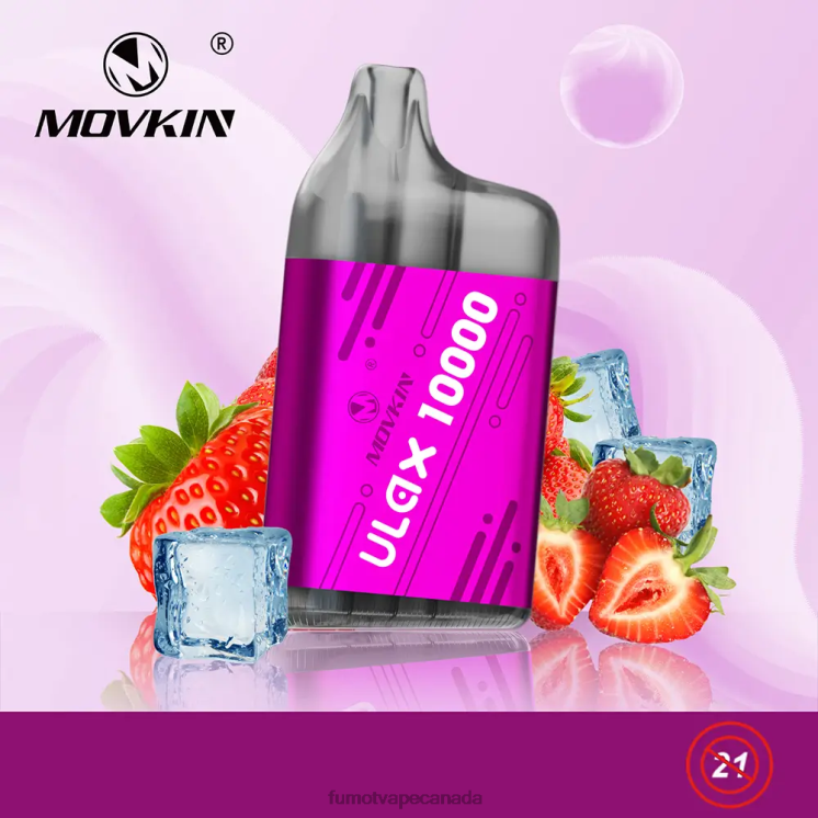 Fumot Movkin Ulax 8D68N305 10000 Disposable Vape Pod - 12ML (1 Piece) Blueberry On Ice Fumot shop