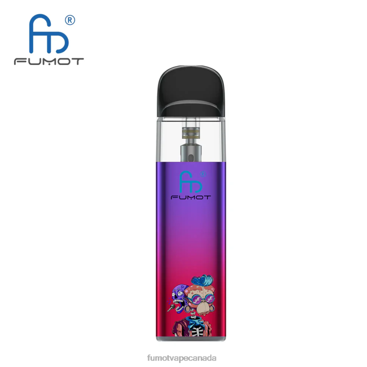 Fumot Dazzle Lite 8D68N551 TPD-Compliant Empty Vape Kit (1 Piece) Green-Purple Fumot vape Canada