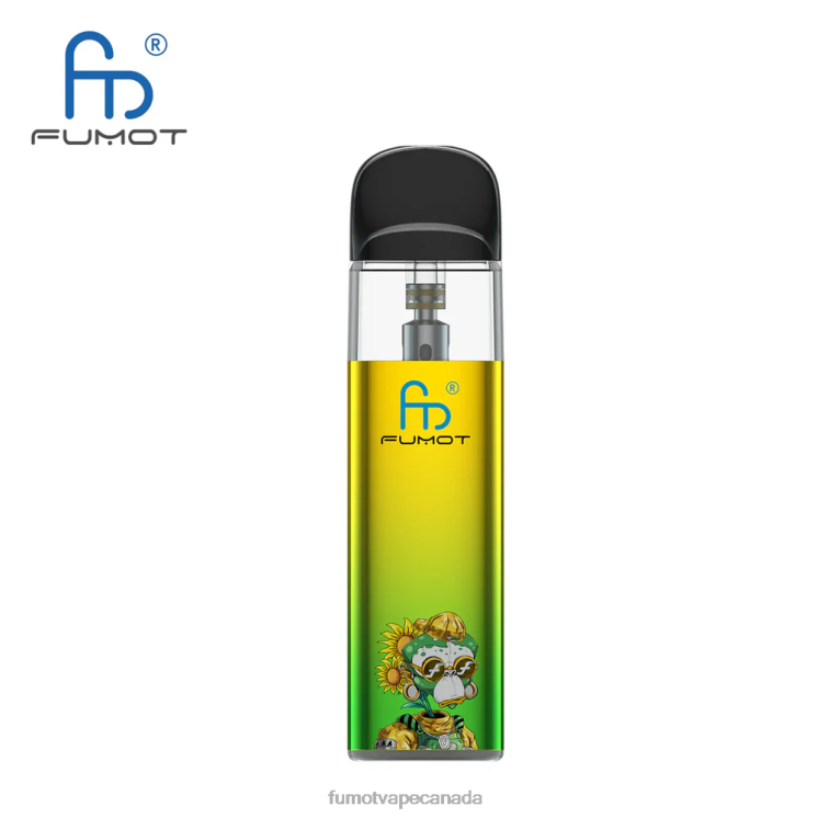 Fumot Dazzle Lite 8D68N551 TPD-Compliant Empty Vape Kit (1 Piece) Green-Purple Fumot vape Canada