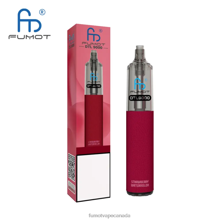 Fumot DTL 8D68N368 Disposable Vape Pen 9000- 18ML (1 Piece) Strawberry Watermelon Fumot disposable vape