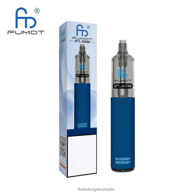 Fumot DTL 8D68N369 Disposable Vape Pen 9000- 18ML (1 Piece) Blue Raspberry Lemon Fumot vape review