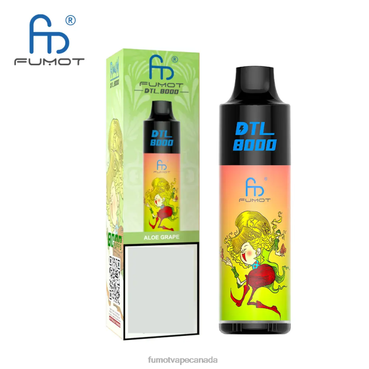 Fumot DTL 8D68N421 8000 Disposable Vape Pen - 16ML (1 Piece) Mango Strawberry Fumot vape Canada