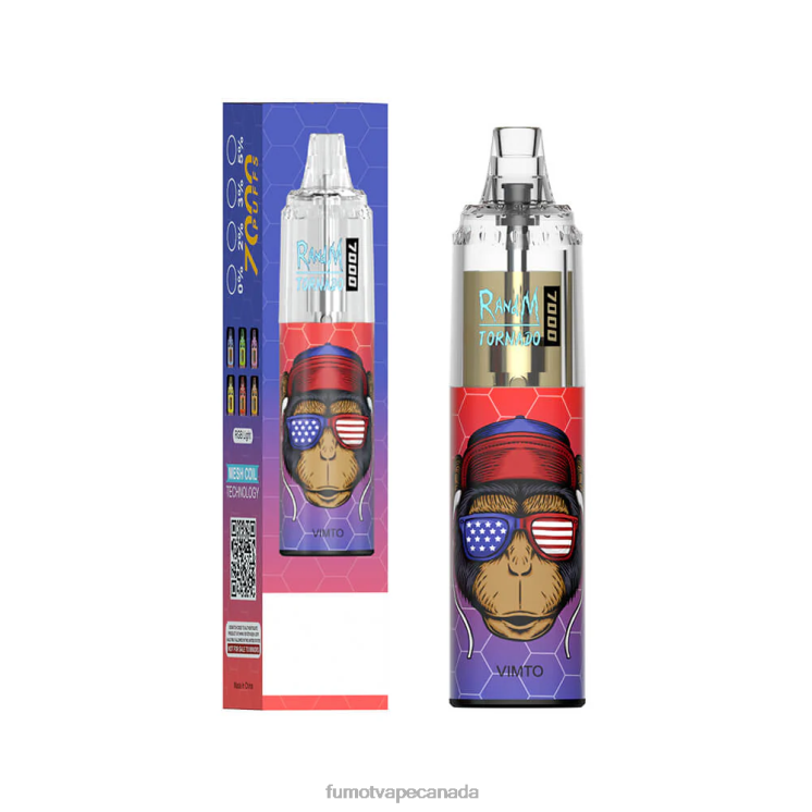 Fumot Tornado 8D68N100 14ML (1 Piece) 7000 Disposable Vape Pen Strawberry Donut Fumot vape online shop