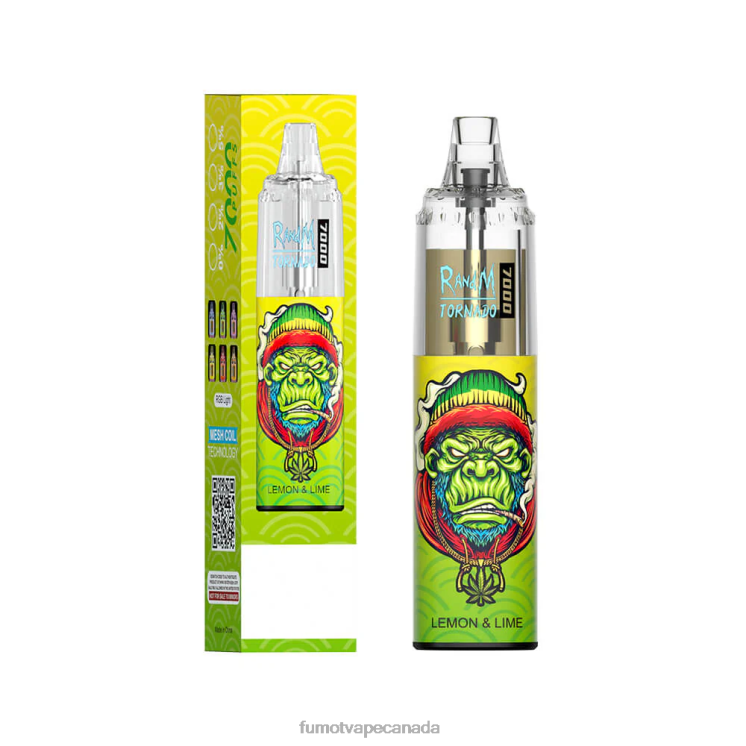 Fumot Tornado 8D68N102 14ML (1 Piece) 7000 Disposable Vape Pen Strawberry Kiwi Fumot puffs