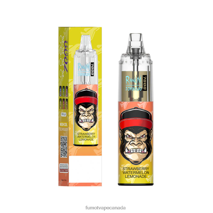 Fumot Tornado 8D68N107 7000 Disposable Vape Pen - 14ML (1 Piece) Tiger Blood Fumot vape price