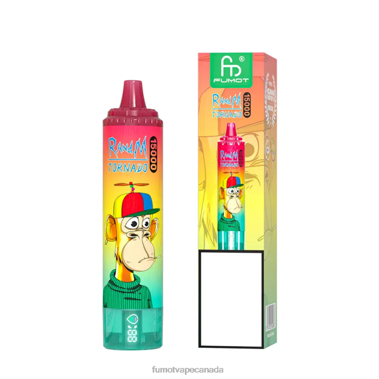 Fumot Tornado 8D68N188 15000 Disposable Vape - 25ML (1 Piece) Triple Berry Fumot disposable vape