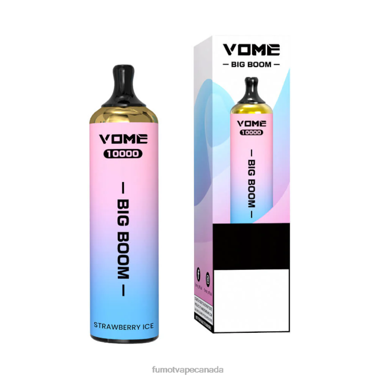 Fumot Vome Big Boom 8D68N438 Disposable Vape Pen 10000 - 20ML (1 Piece) Grape Fumot disposable vape