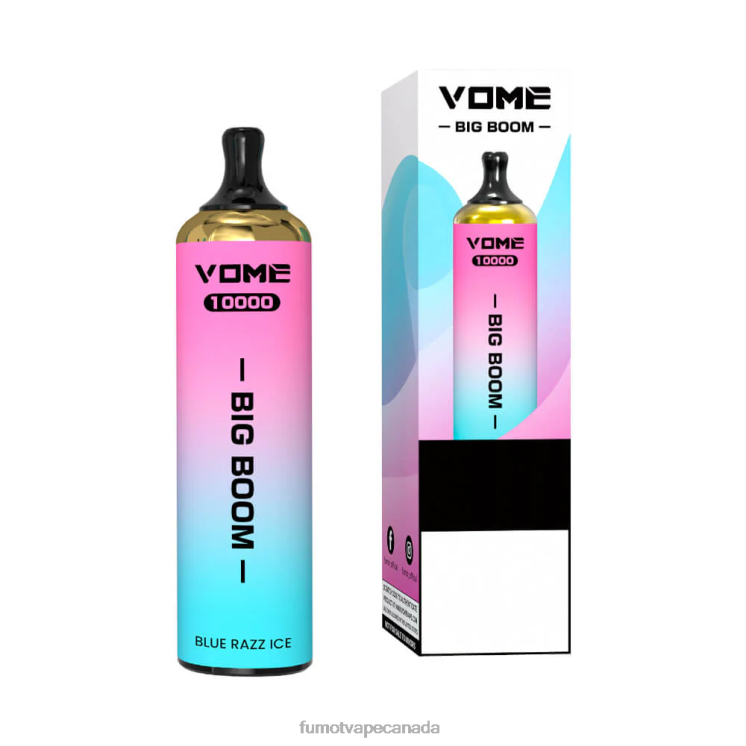 Fumot Vome Big Boom 8D68N438 Disposable Vape Pen 10000 - 20ML (1 Piece) Grape Fumot disposable vape