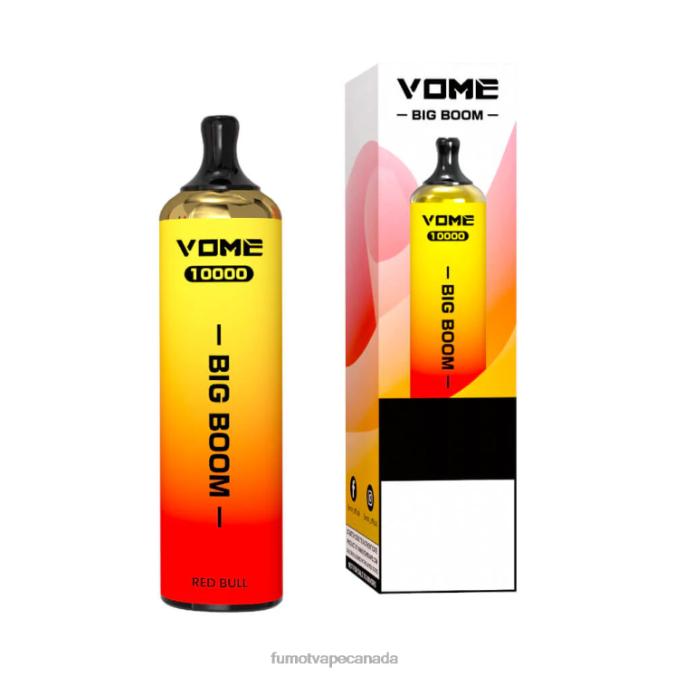 Fumot Vome Big Boom 8D68N438 Disposable Vape Pen 10000 - 20ML (1 Piece) Grape Fumot disposable vape