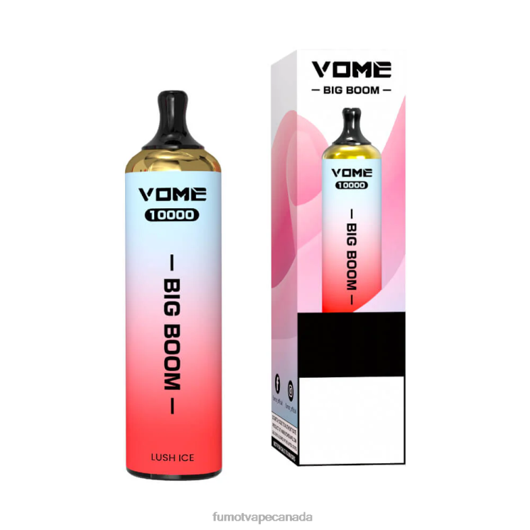 Fumot Vome Big Boom 8D68N440 Disposable Vape Pen 10000 - 20ML (1 Piece) Strawberry Ice Fumot vape online shop