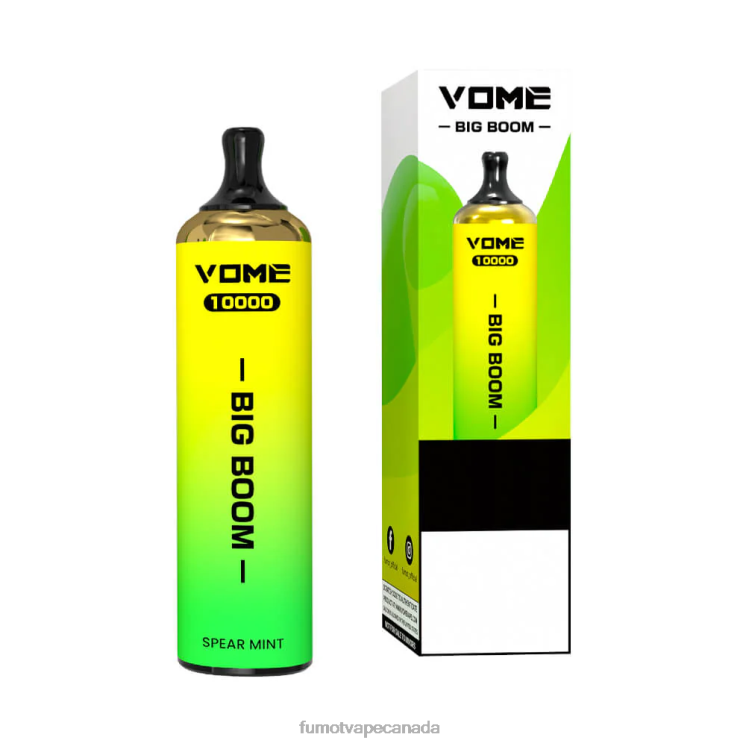 Fumot Vome Big Boom 8D68N443 Disposable Vape Pen 10000 - 20ML (1 Piece) Kiwi Guava Fumot vape shop